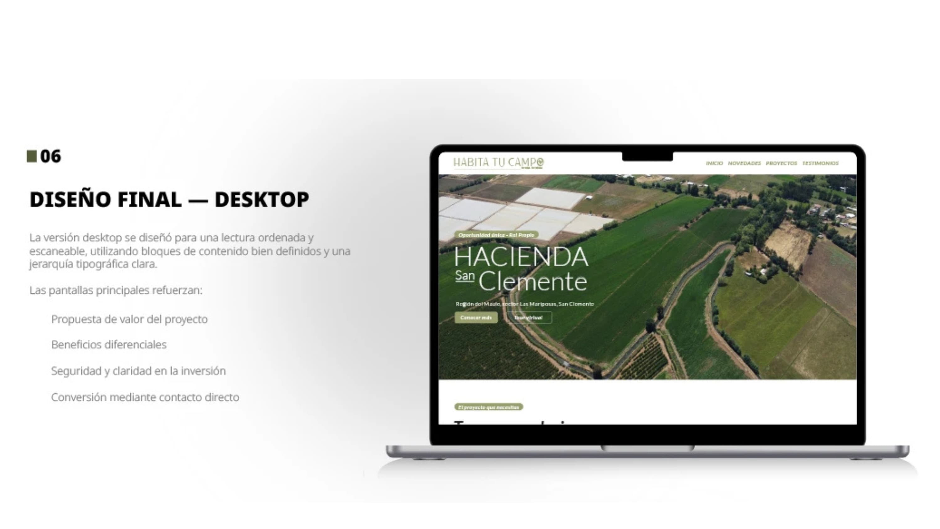 Diseño web Habita tu Campo — imagen 7