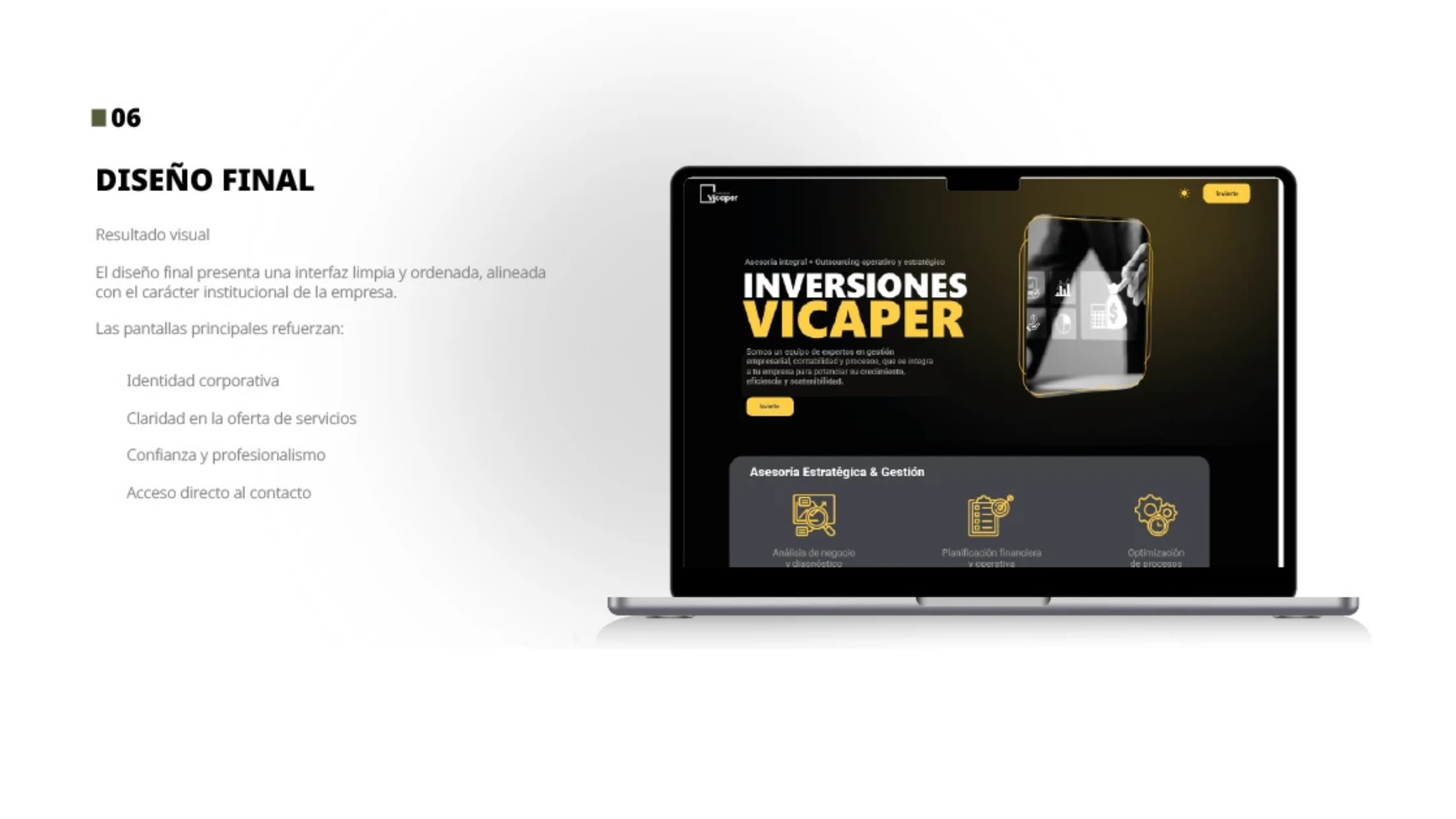 Diseño web Vicaper — imagen 7